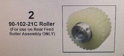 Rear Feed Rollers Part # 90-102-21C Memjet Printers